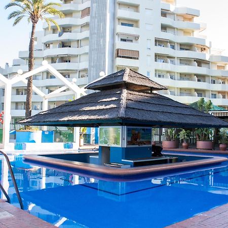 Benal Beach Suite Ii, Estudio Con Parque Acuatico Y Vistas Al Mar. Benalmádena Exteriör bild