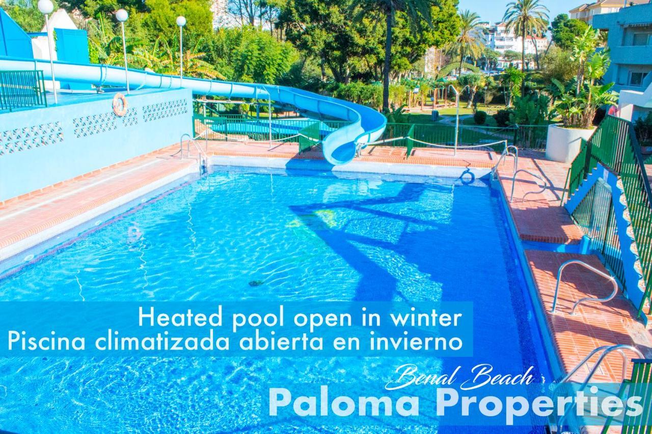 Benal Beach Suite Ii, Estudio Con Parque Acuatico Y Vistas Al Mar. Benalmádena Exteriör bild