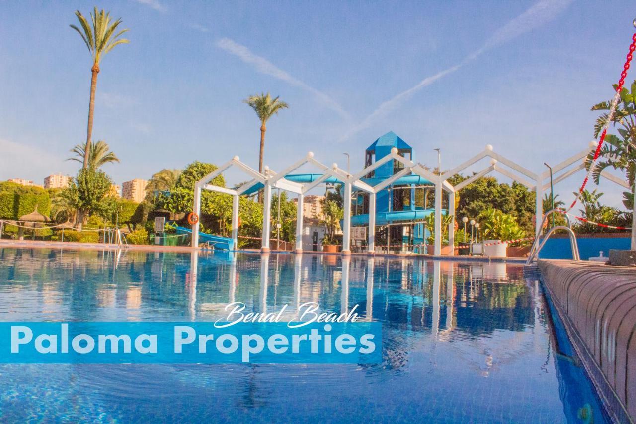 Benal Beach Suite Ii, Estudio Con Parque Acuatico Y Vistas Al Mar. Benalmádena Exteriör bild