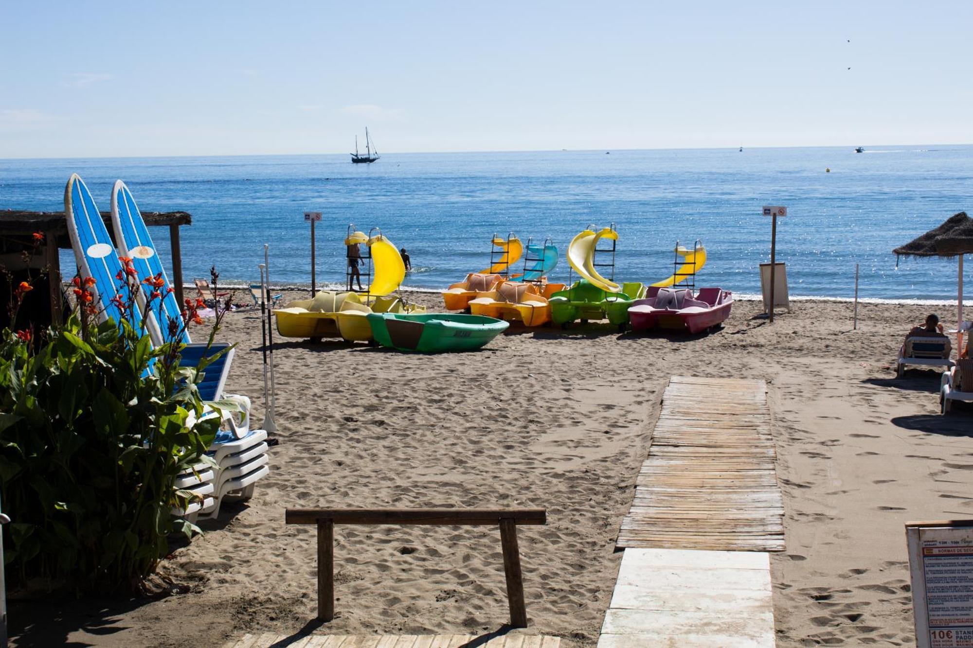 Benal Beach Suite Ii, Estudio Con Parque Acuatico Y Vistas Al Mar. Benalmádena Exteriör bild