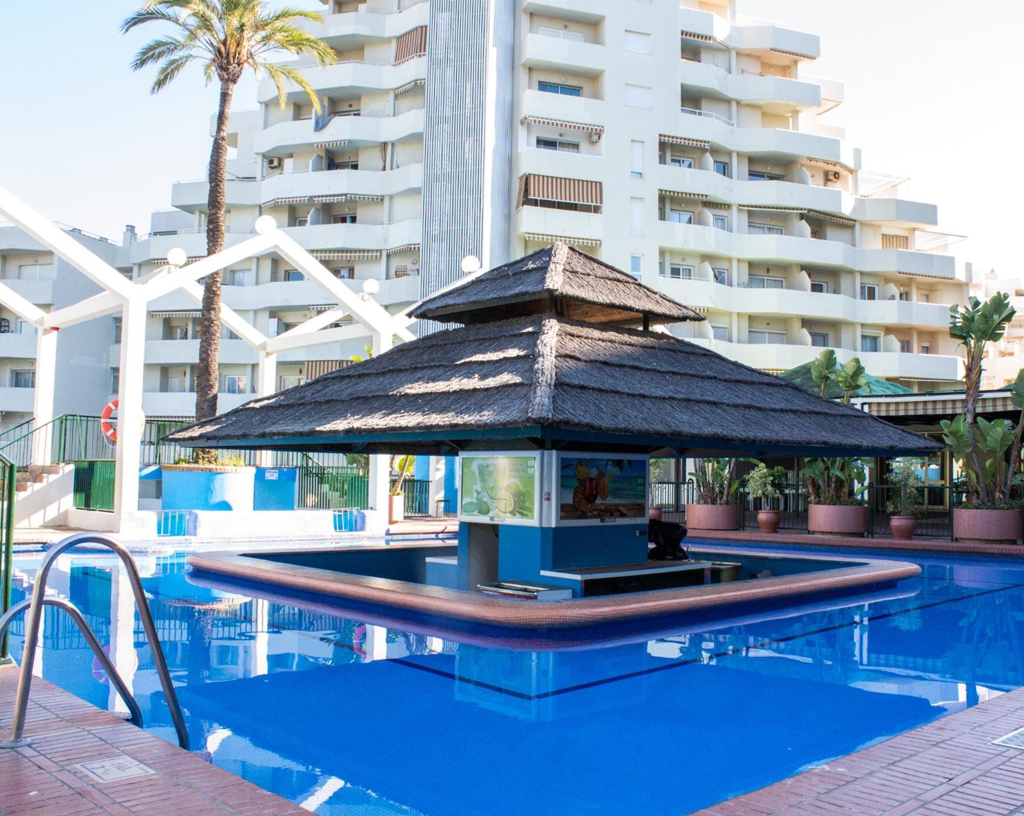 Benal Beach Suite Ii, Estudio Con Parque Acuatico Y Vistas Al Mar. Benalmádena Exteriör bild