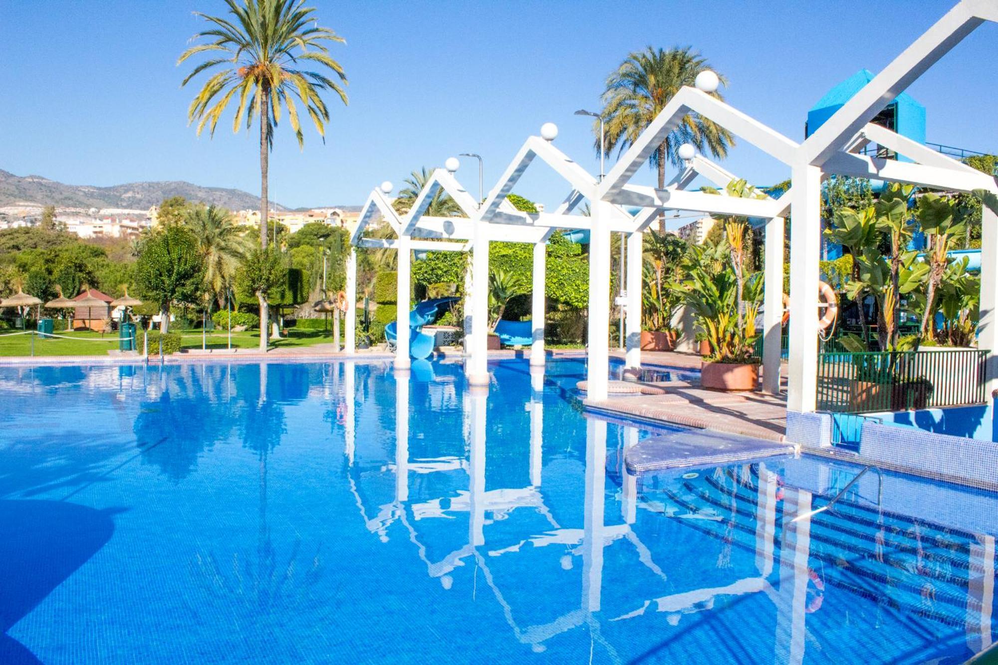 Benal Beach Suite Ii, Estudio Con Parque Acuatico Y Vistas Al Mar. Benalmádena Exteriör bild